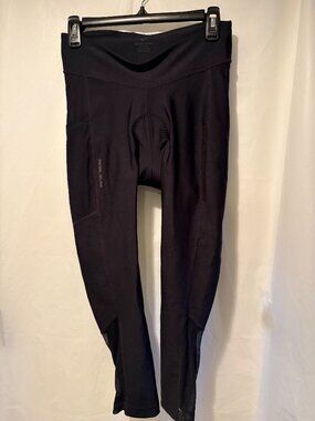 Womens Pearl Izumi Size L Black Sugar 21¨ Cycling Cropped Padded Tights